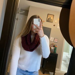 Burgundy Scarf